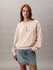 Свитшот для женщин Calvin Klein Jeans, Цвет: светло-бежевый, Размер: XL