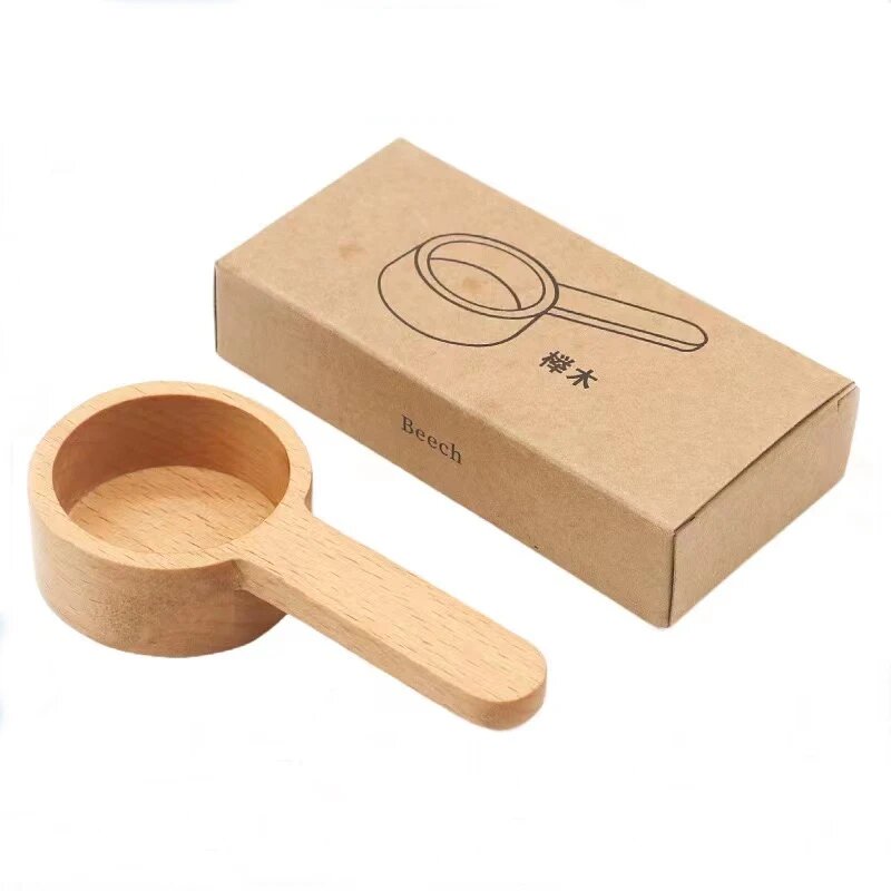 Деревянные мерные ложки SHISHI Coffee Spoons Бежевый, S Beechwood