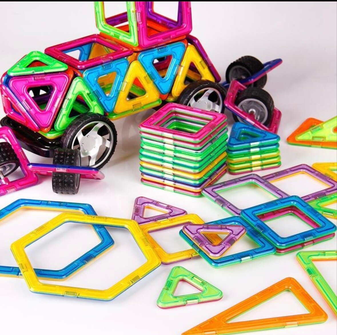 Магнитная фантазия: конструктор DIy для юных инженеров (38 деталей, от 1 года