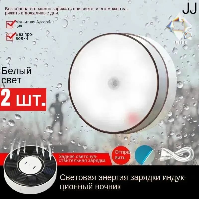 2 шт-солнечный индукционный ночник для человеческого тела