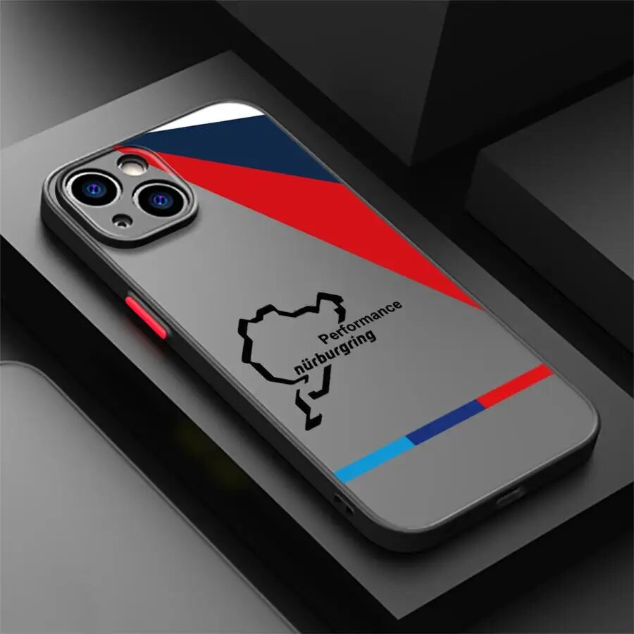 Чехол для iPhone 16e Nürburgring Performance, черный