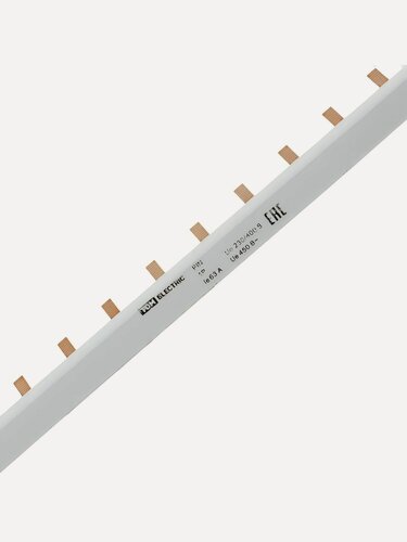 Изображение товара Соединительная шина TDM Electric 1П 63А PIN 1 метр SQ0802-0201 для электроустановочных изделий и монтажа проводов