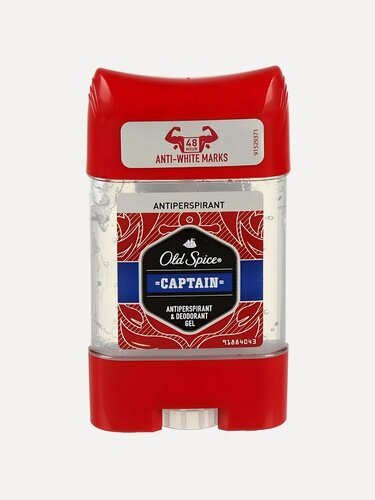 Изображение товара Дезодорант-антиперспирант Old Spice Captain для мужчин, гель 70 мл. Эффективная защита от пота и запаха на 48 часов