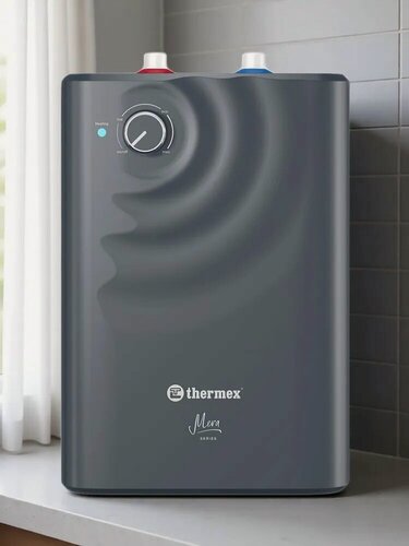 Изображение товара Электрический водонагреватель Thermex Mera 15 U, под мойку, нержавеющая сталь.