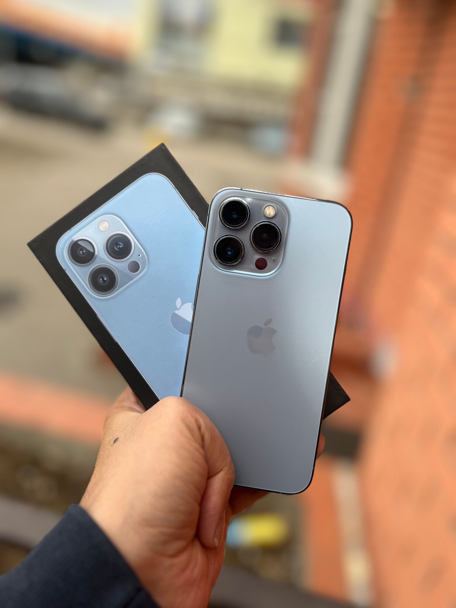 Смартфон Apple iPhone 13 Pro 128Gb Blue разлочен R-sim (чип в