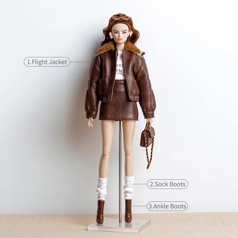 Аксессуары для кукол Xianxian Princess 32 см, коричневый, Clothes C01A