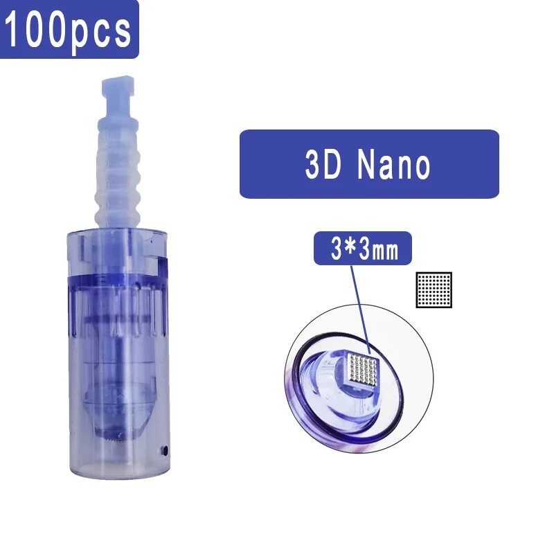 3D Nano картриджи для дермапене 100 шт.