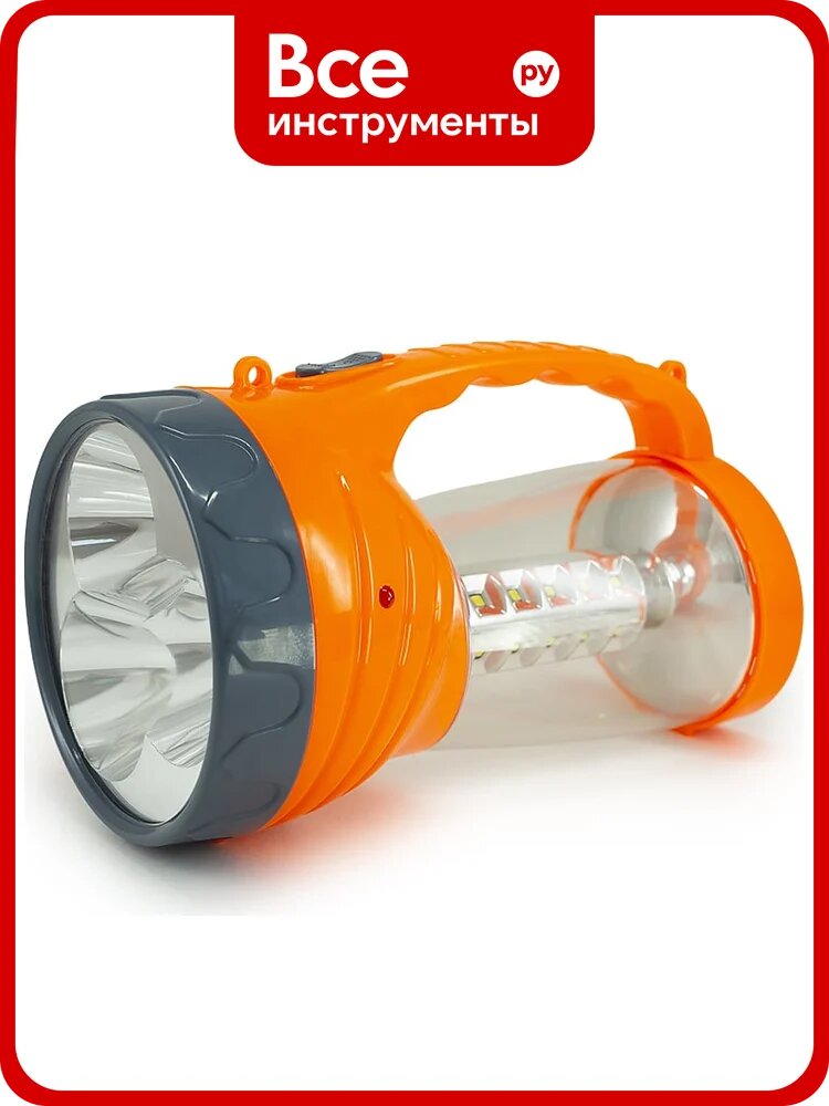 Аккумуляторный фонарь "Светлячок" Красная цена 324 3LED 1W + кемпинг 24SMD 4606400615941