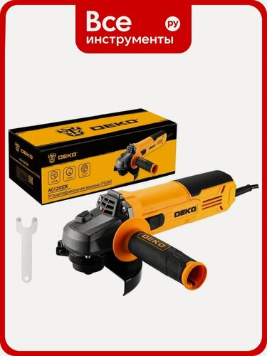 Изображение товара Углошлифовальная машина DEKO (УШМ) AG1250DK, 125 мм, 1250 Вт 083-1025