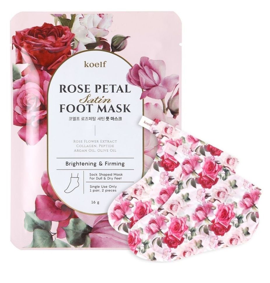 Маска-носочки для ног Rose Foot Mask, 1 пара