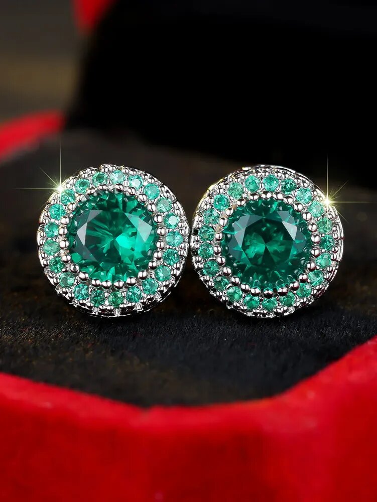 Серьги, фианит