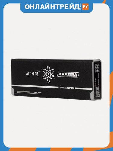 Изображение товара Пуско-зарядное устройство Aurora Pro AURORA ATOM 18 EVOLUTION (12В, 18000мАч, 66.6 Вт*ч, 300/600А)