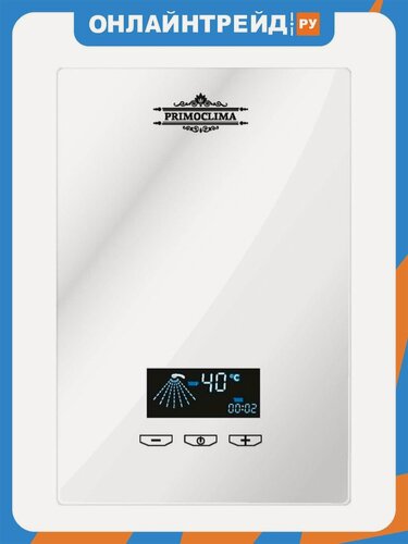 Изображение товара Проточный водонагреватель Primoclima VITA 8.5 кВт, белый