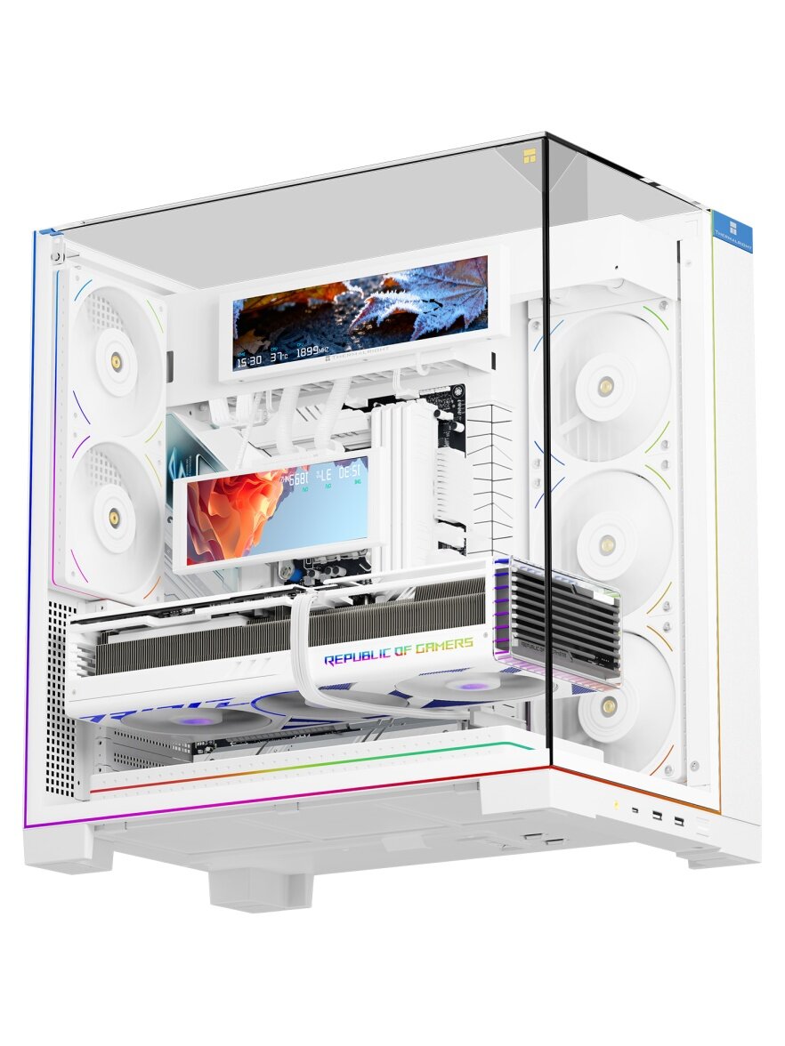 Дисплей для ПК Thermalright Trofeo Vision 9.16 LCD, белый (TRLCD9TVW) — фото 1