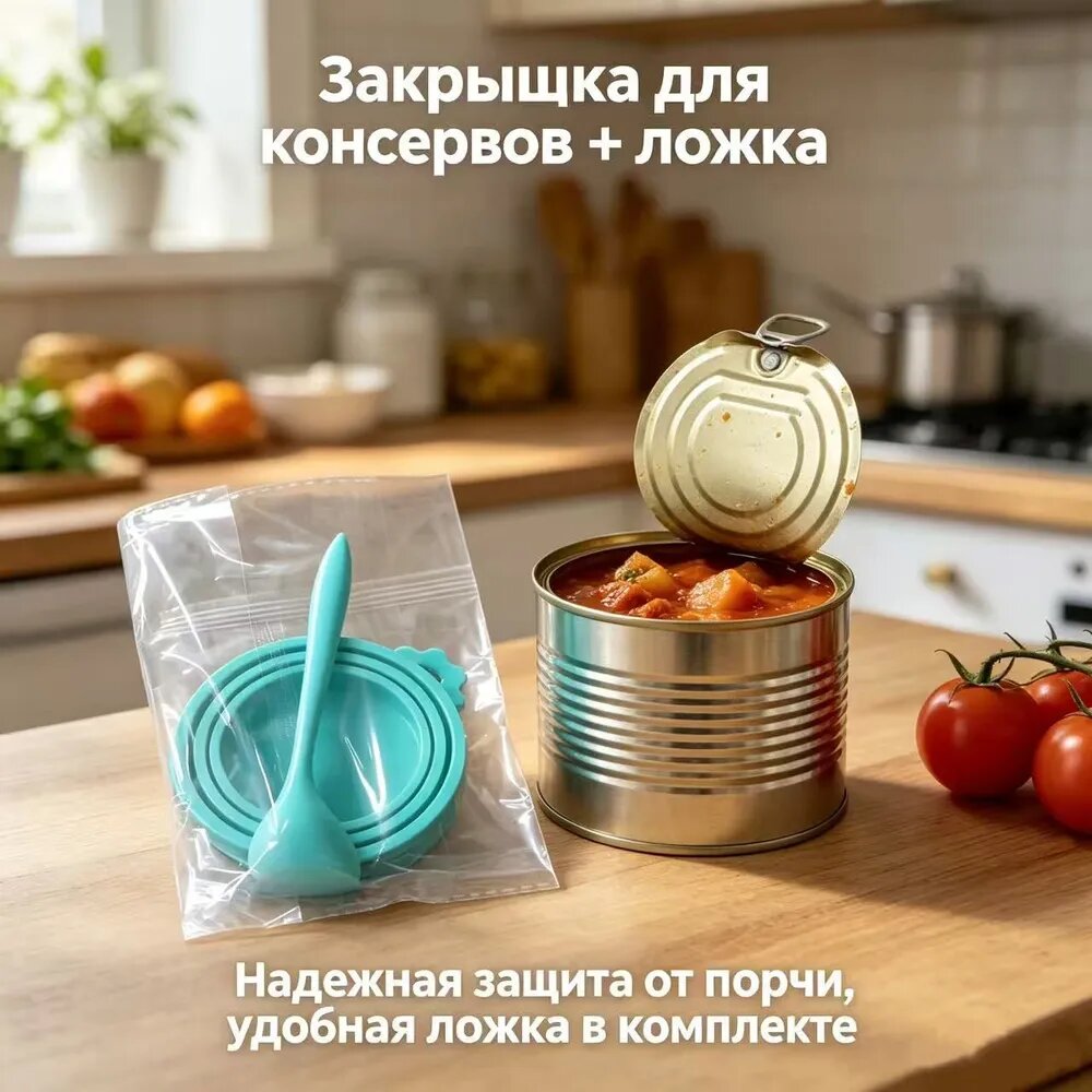 Крышка силиконовая, 9 см, 1 шт