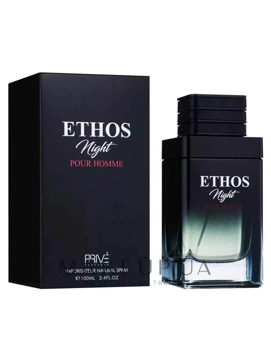 Мужская туалетная вода Prive Ethos night 100 мл