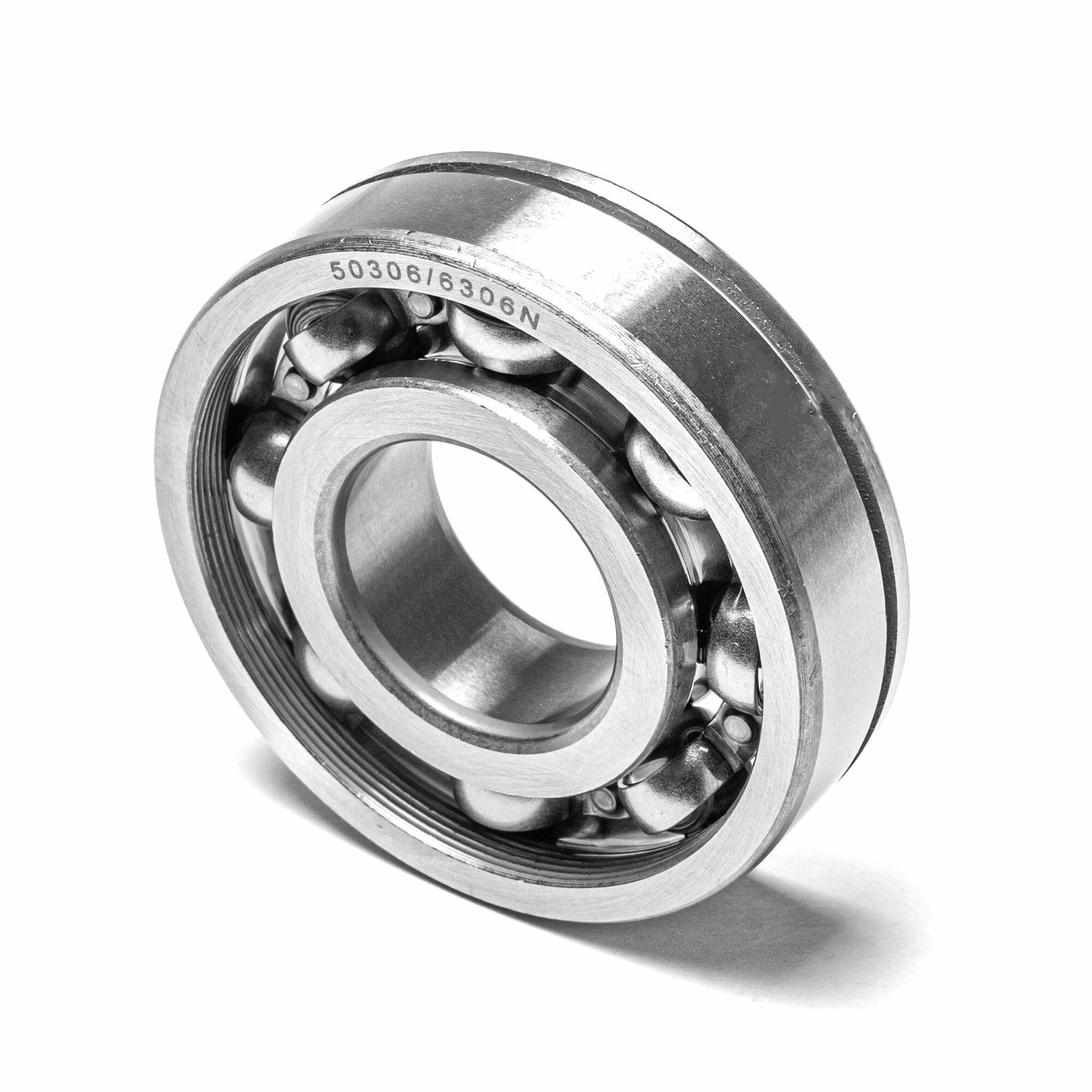 Подшипник КПП для ВАЗ 1111, 2106, 2107, 2101, 2102, 2103 2104 2105 2121 ГАЗ 27057 32217 33027 Москвич 2136 22138 шариковый радиальный однорядный открытый с проточкой на наружном кольце