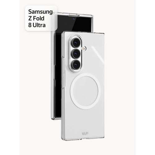 фото Чехол на samsung z fold 8 ultra puro case с magsafe, прозрачный vlp