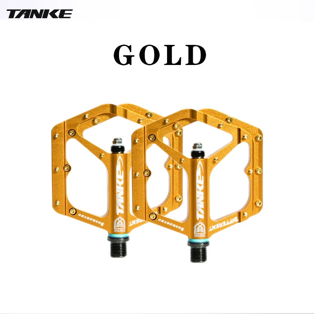TANKE TP-50 педали для MTB, Gold, желтые