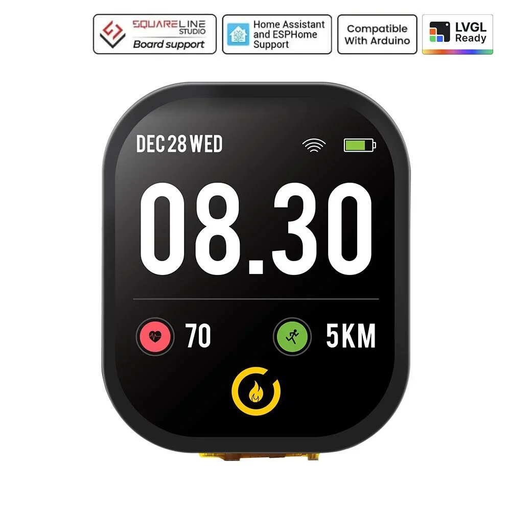 CrowPanel 2.01 дюйма ESP32 дисплей
