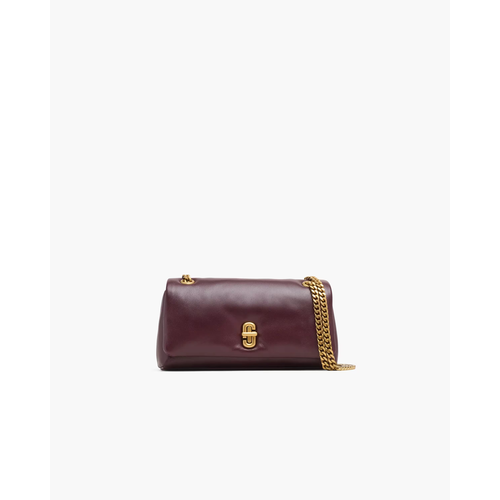фото Сумка кросс-боди marc jacobs the pop, фактура гладкая, бордовый