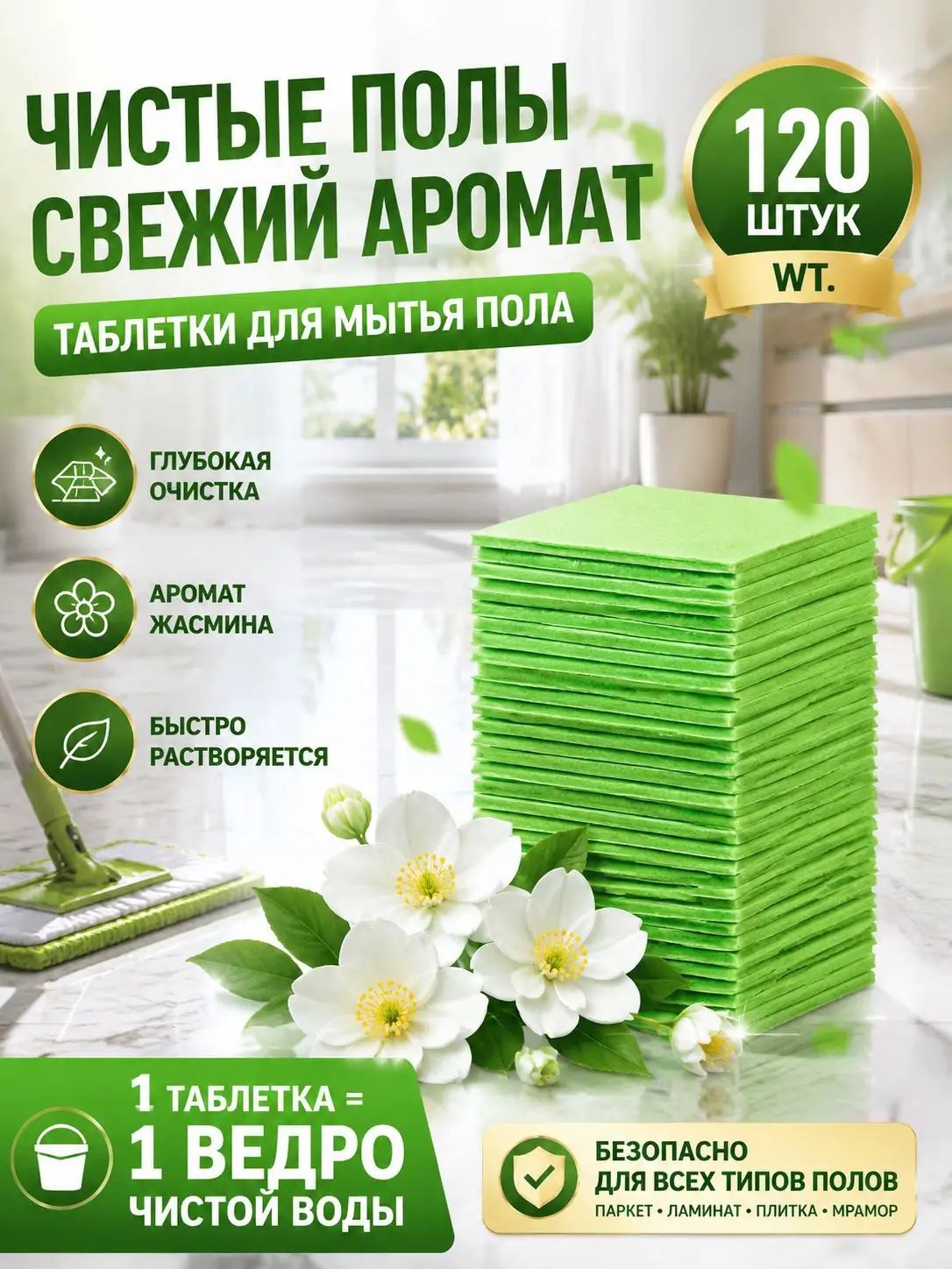 Гигиенический дезодорант с ароматом гардении в блистере, экологичное средство для защиты от пота и запаха