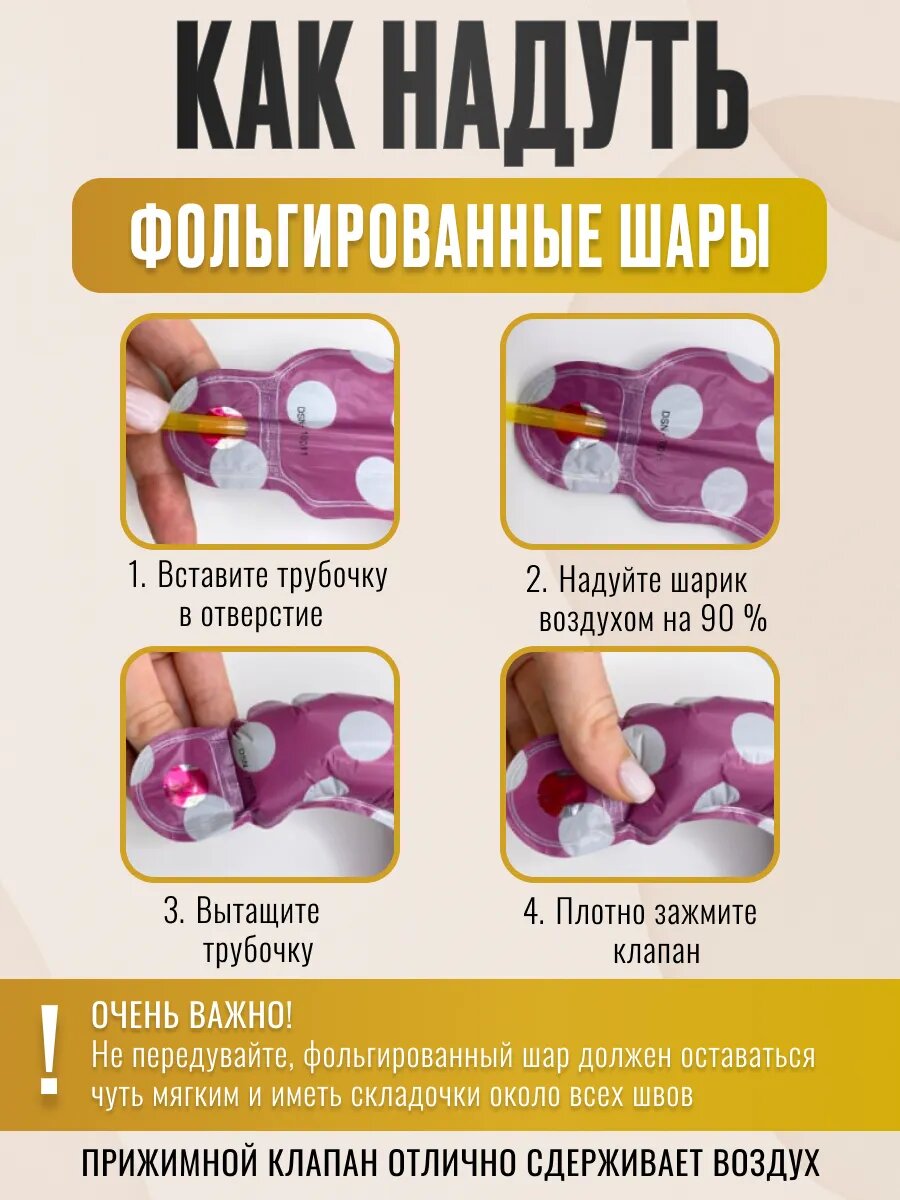 Фотозона на день рождения девочке 1 годик воздушные шары набор — фото 1