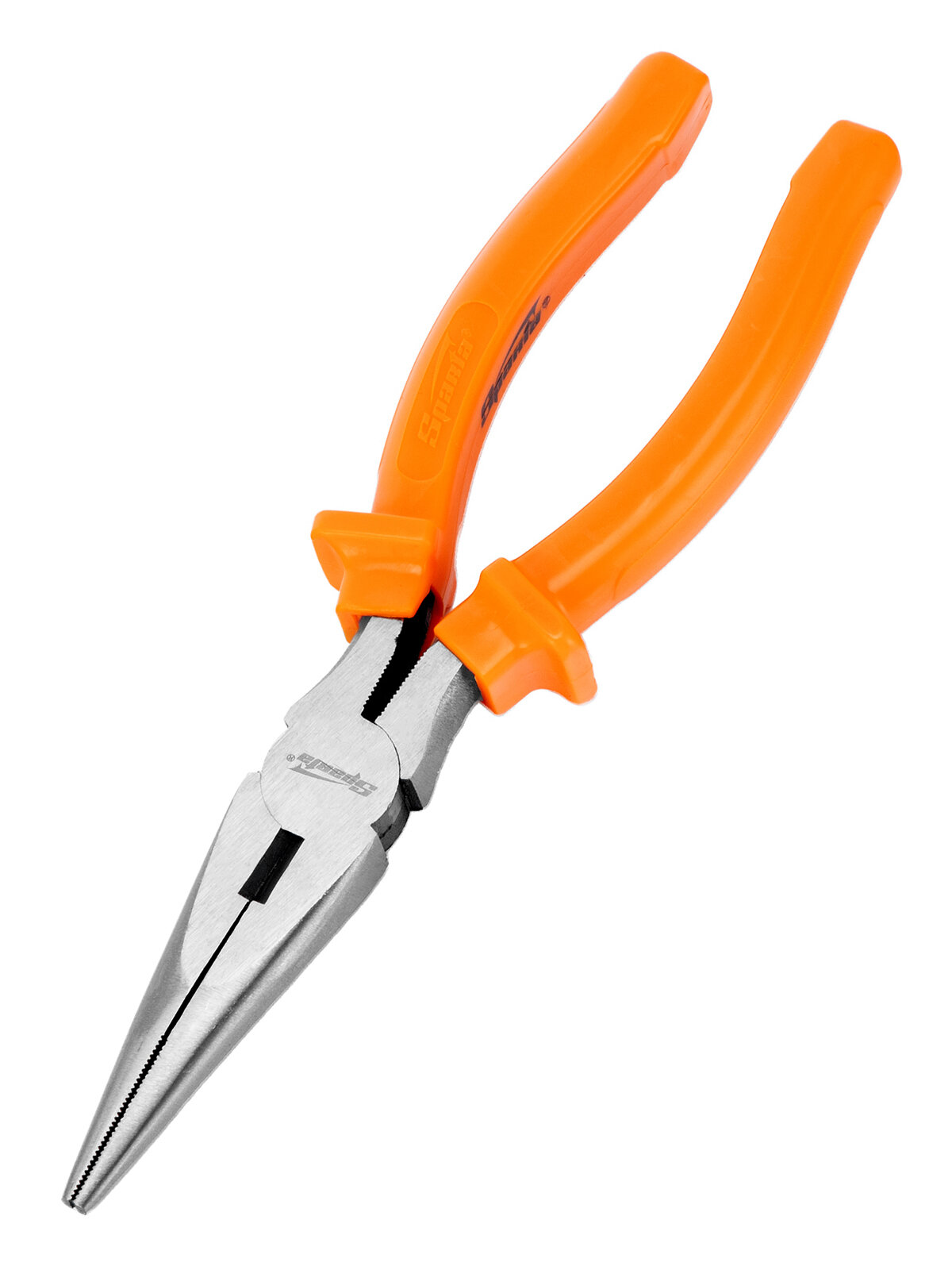 Длинногубцы прямые Sparta Classic 200 мм шлифованные закаленные рабочие части и пластмассовые рукоятки 17163