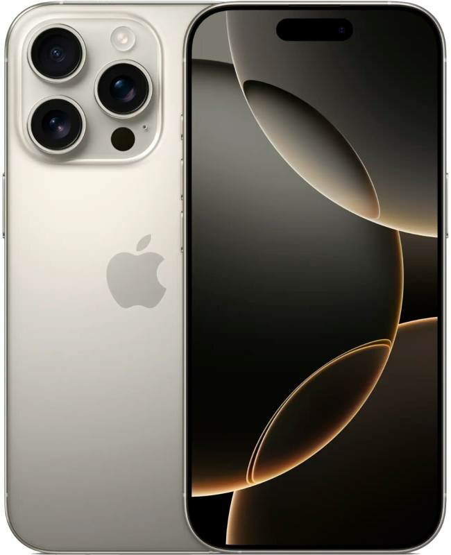 Смартфон Apple iPhone 16 Pro Max 1 ТБ (nano-SIM + nano-SIM) титан, без RuStore
