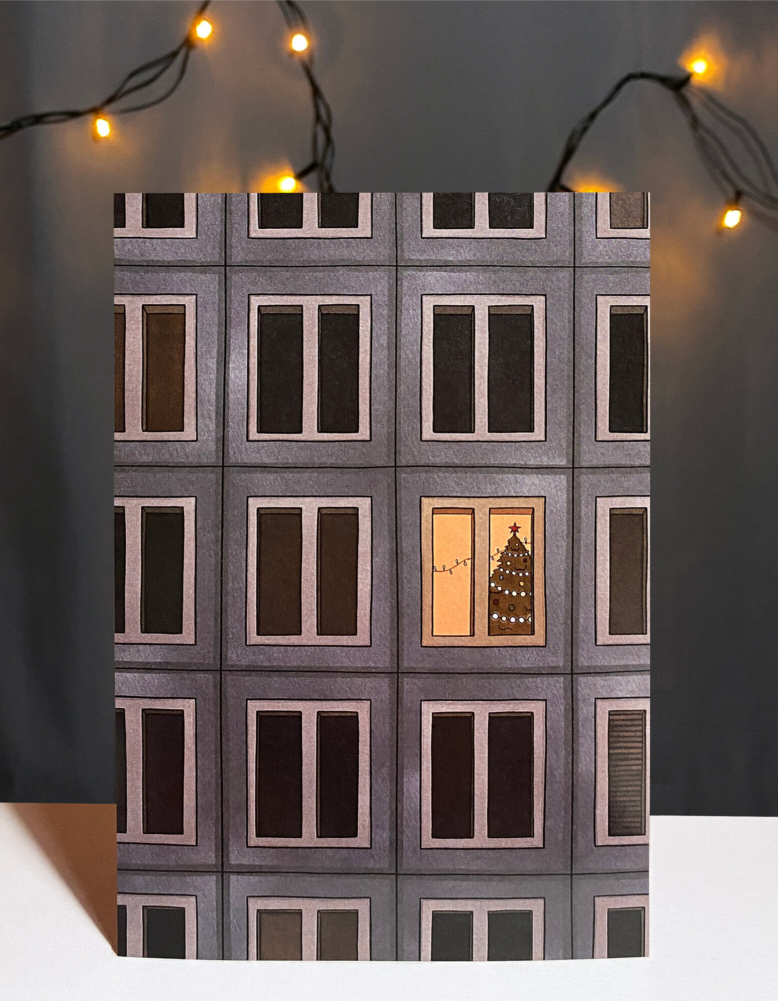 Авторская открытка Vikiavelly "Свет в окне"