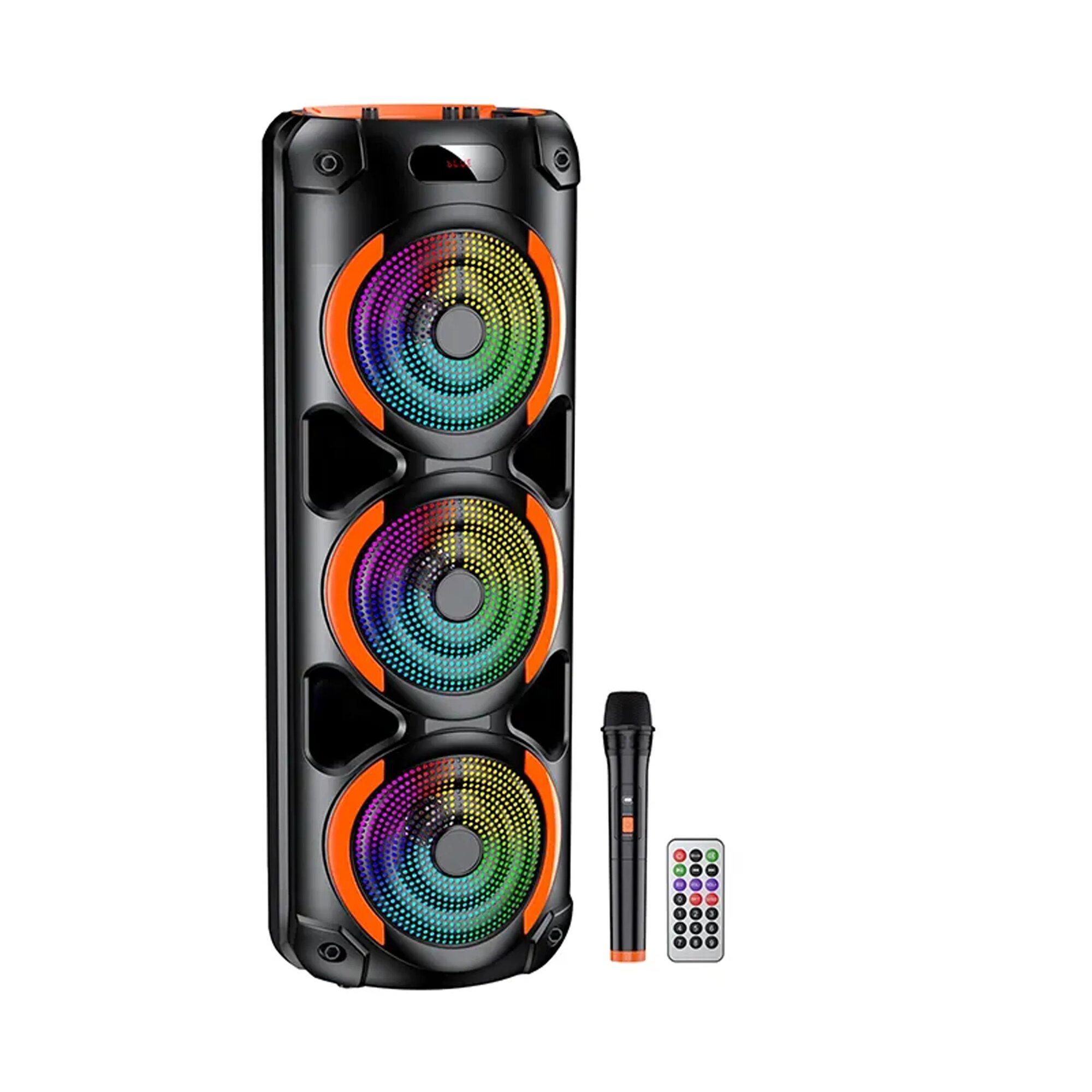 Портативная Bluetooth колонка KAKUSIGA KK-8302, черный, стерео, с FM-радио
