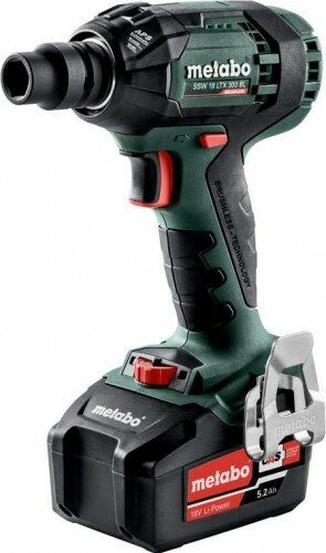 Гайковерт аккумуляторный METABO SSW 18 LTX 2х52 300 BL ударный бесщеточный 602395650