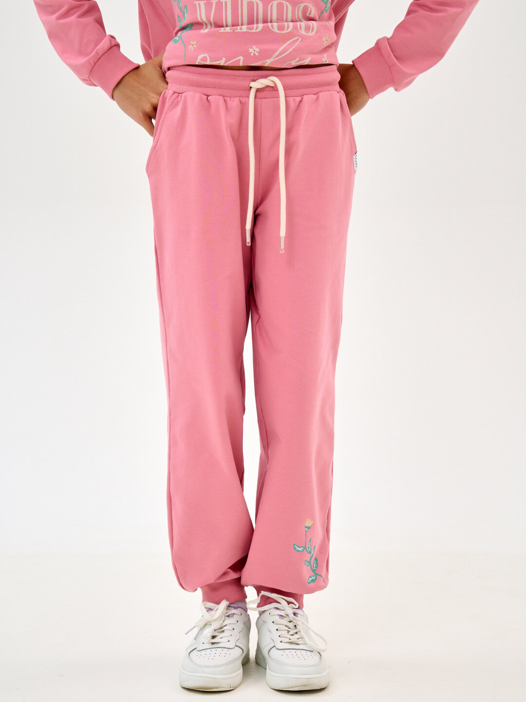 Брюки спортивные neo, размер 140, темно-розовый — фото 1