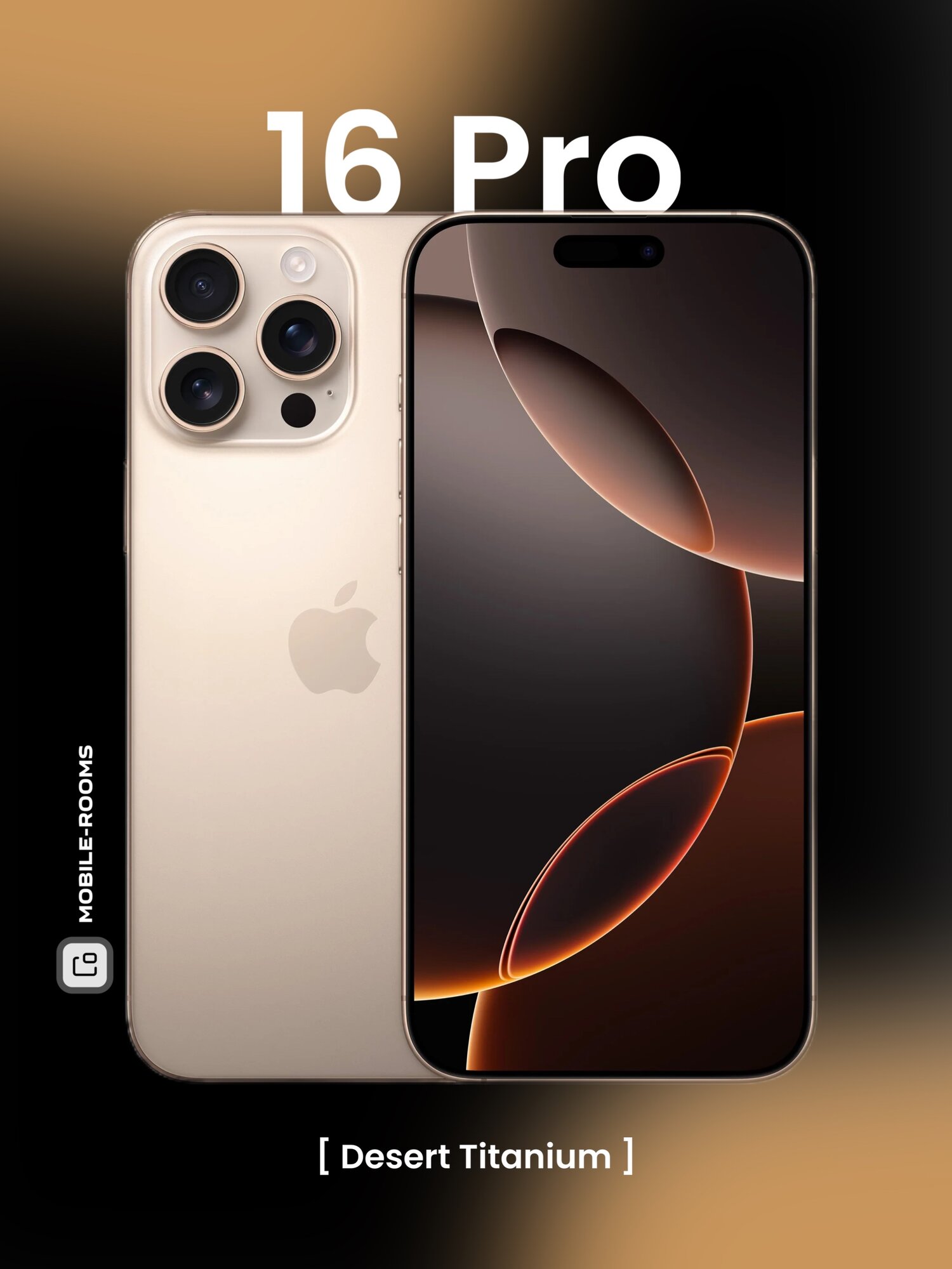 Смартфон Apple iPhone 16 Pro 256GB nano SIM + eSIM Desert Titanium (без RuStore)