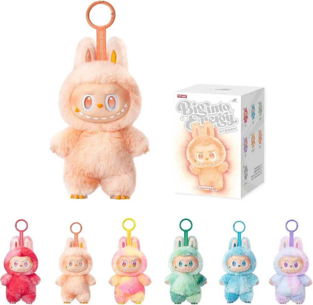 Labubu. Мягкая игрушка брелок Лабубу, рандомный, коробочной упаковке