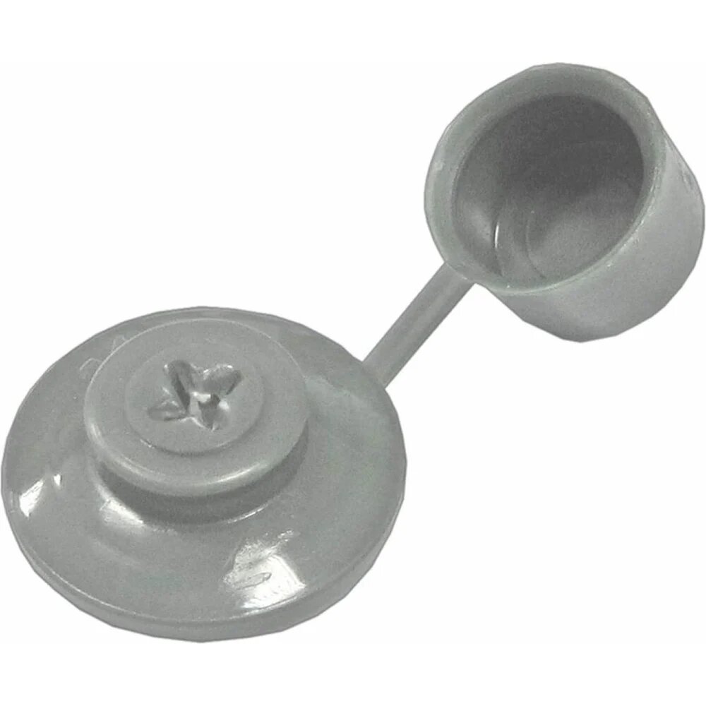 Креп-комп Шайба кровельная с колпачком Серая 250 шт зк серый