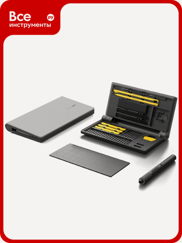 Изображение товара Набор инструментов для точных работ HOTO precision screwdriver kit pro (чёрный, жёлтый)