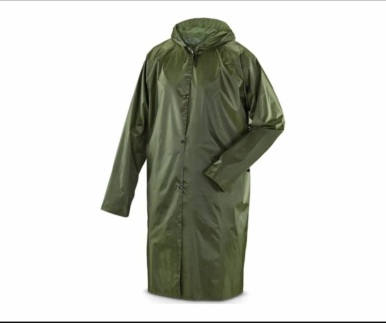 Плащ-дождевик олива