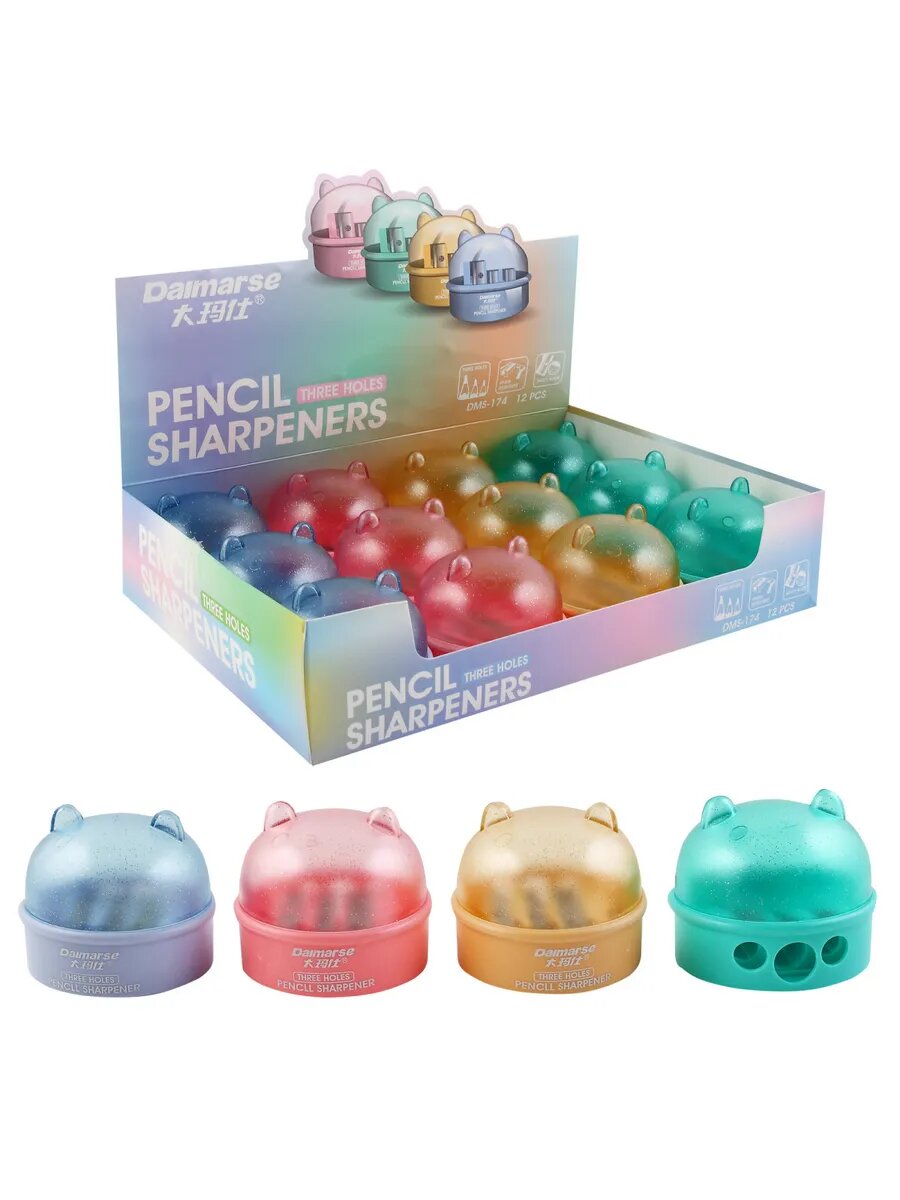 Точилка для карандашей ручная 1 шт