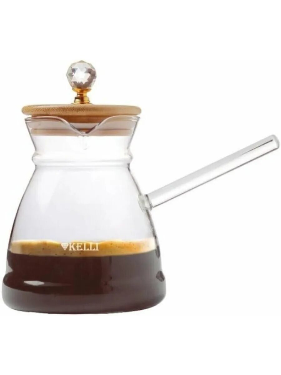 Турка стеклянная KL-3230 600мл