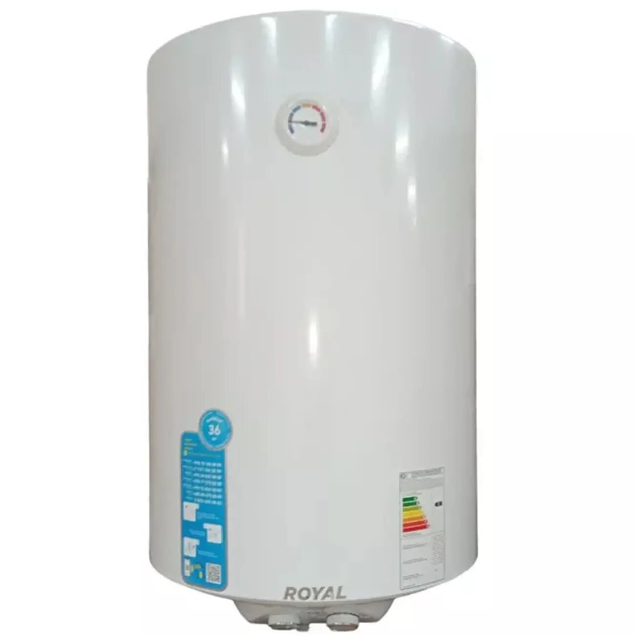 Водонагреватель Royal R WH 2.0 80L, 220-240 В 50 Гц, 3, есть, механическое, 2000 Вт — фото 1
