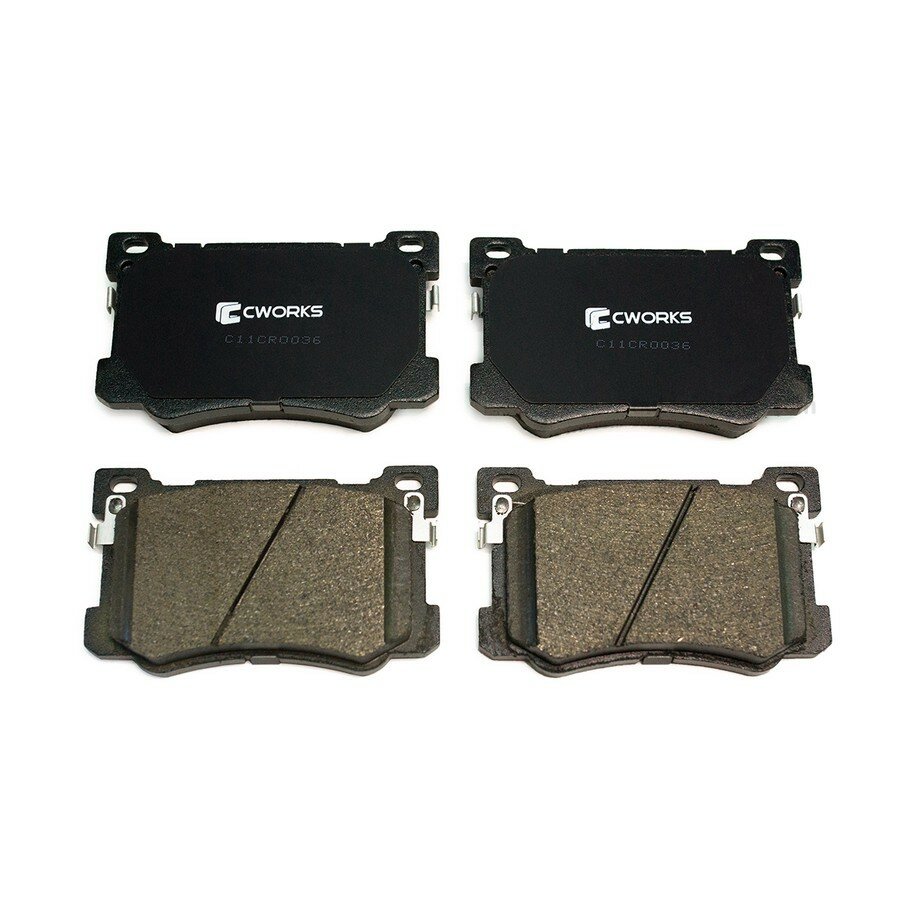 CWORKS C11CR0036 Тормозные колодки передние (Low Metallic) CWORKS C11CR0036