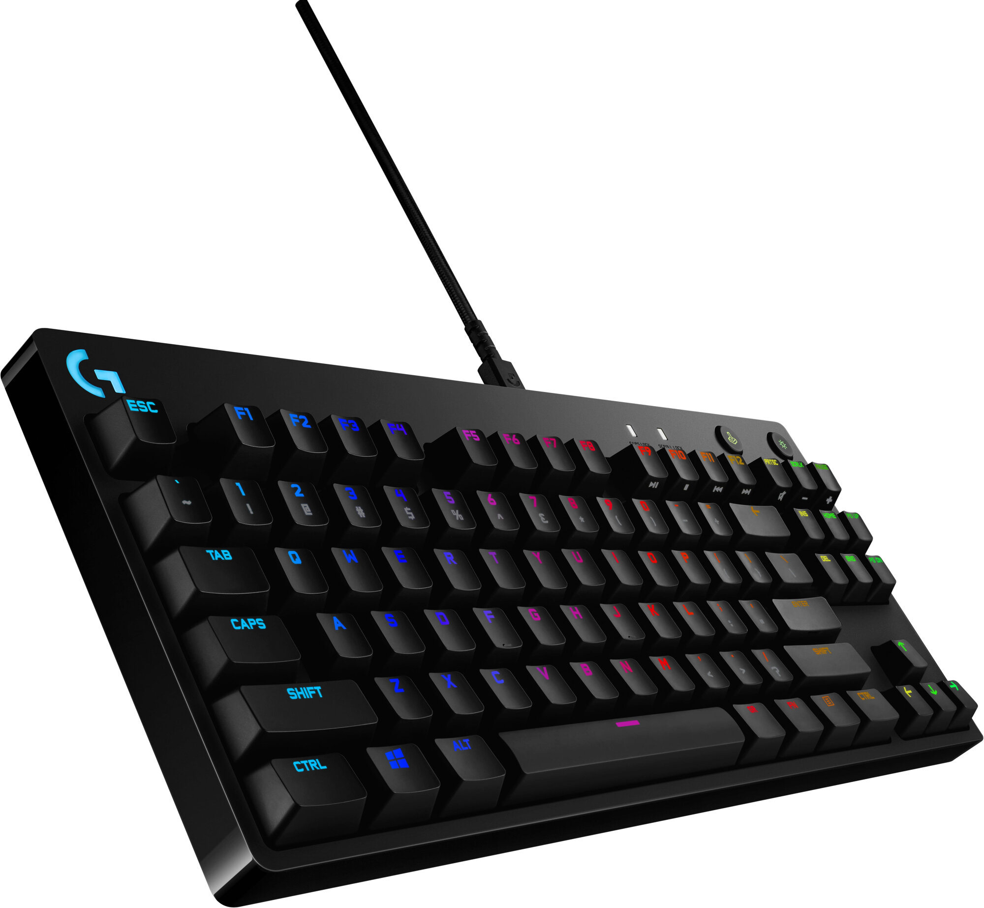 Клавиатура игровая Logitech Gaming PRO, GX Blue, черная, 1шт