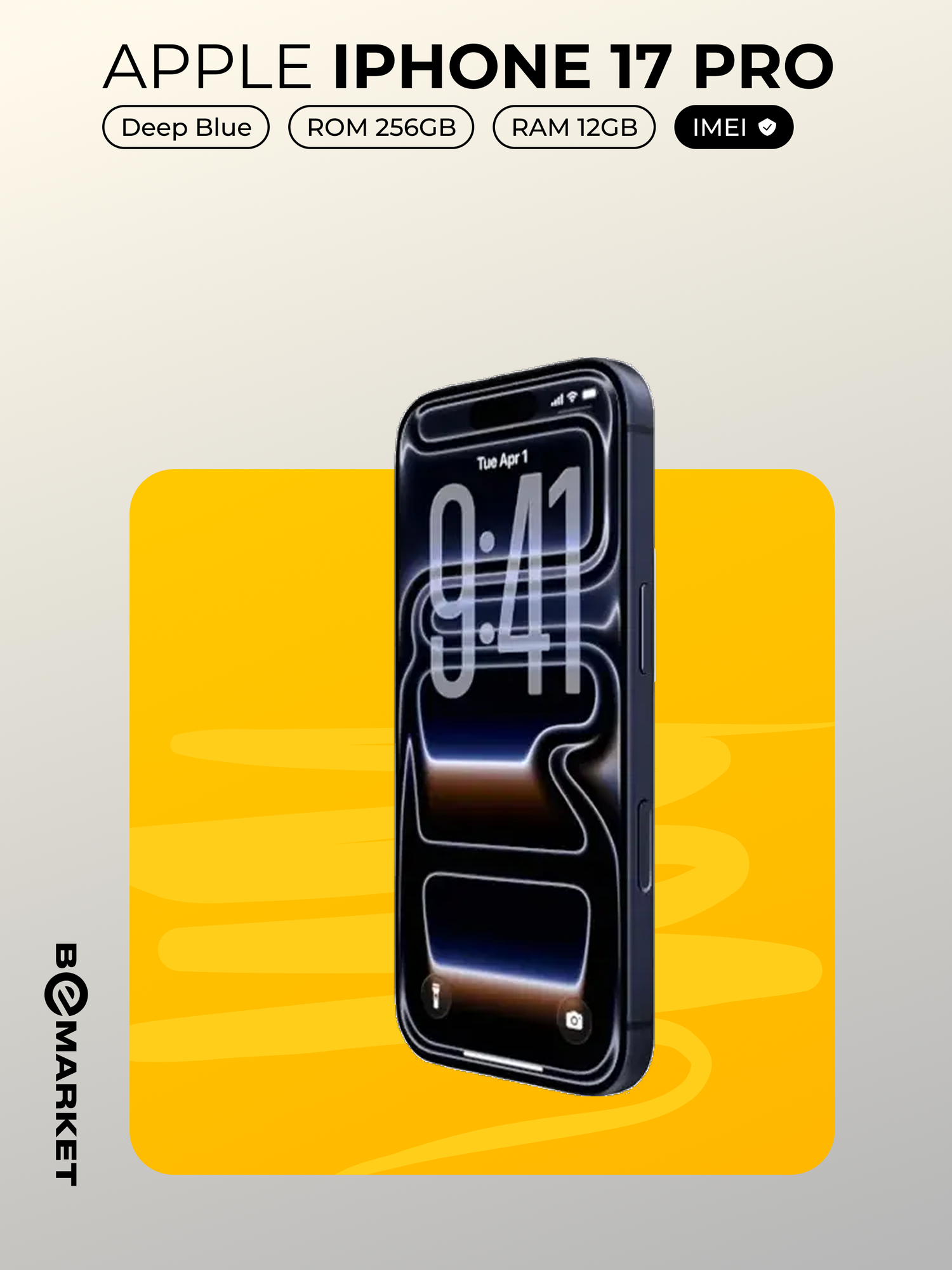 Смартфон Apple Iphone 17 Pro Deep Blue 256 GB (SIM + eSIM) | Официальный IMEI | Гарантия 1 год - Официальный IMEI — фото 1