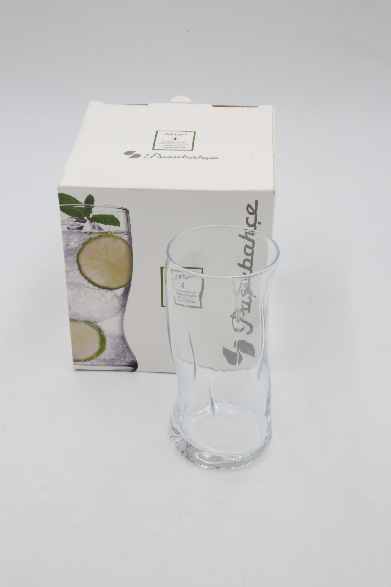 Стакан PASABAHCE аморф 420928 400мл 4шт 4х6 1113905 — фото 1