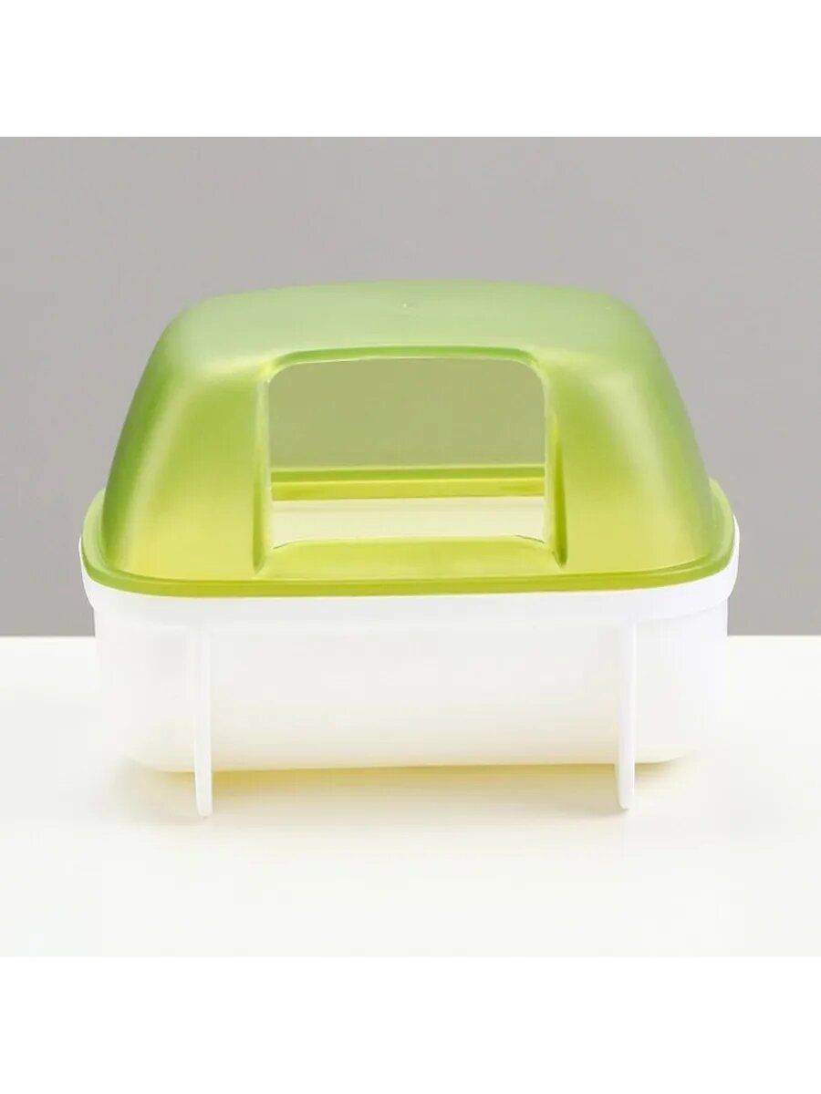 Экономичный туалет для грызунов в ярком цвете