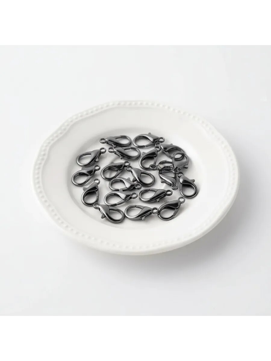 Карабины для бижутерии, 20 штук — фото 1