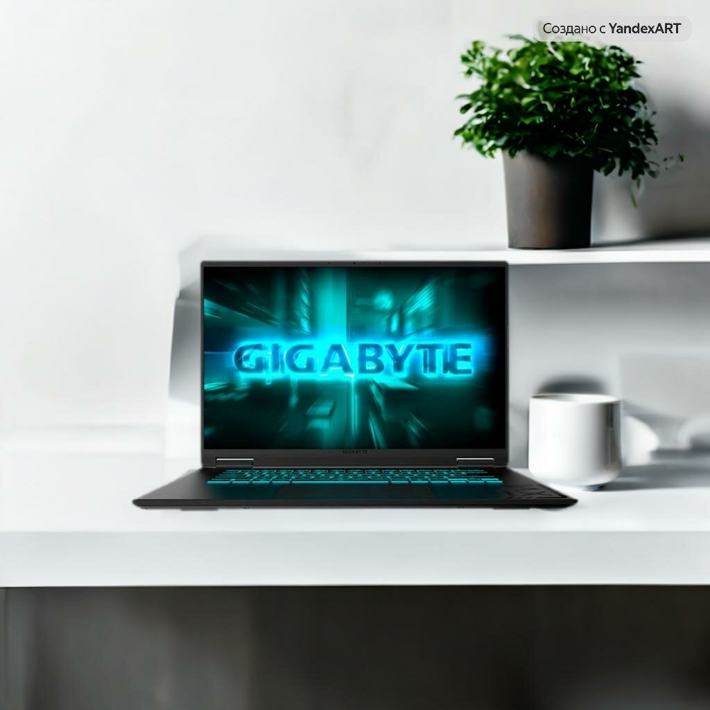 Ноутбук GIGABYTE GAMING A16, Ryzen 7, 16GB, 512GB, RTX 5050, 16.0"