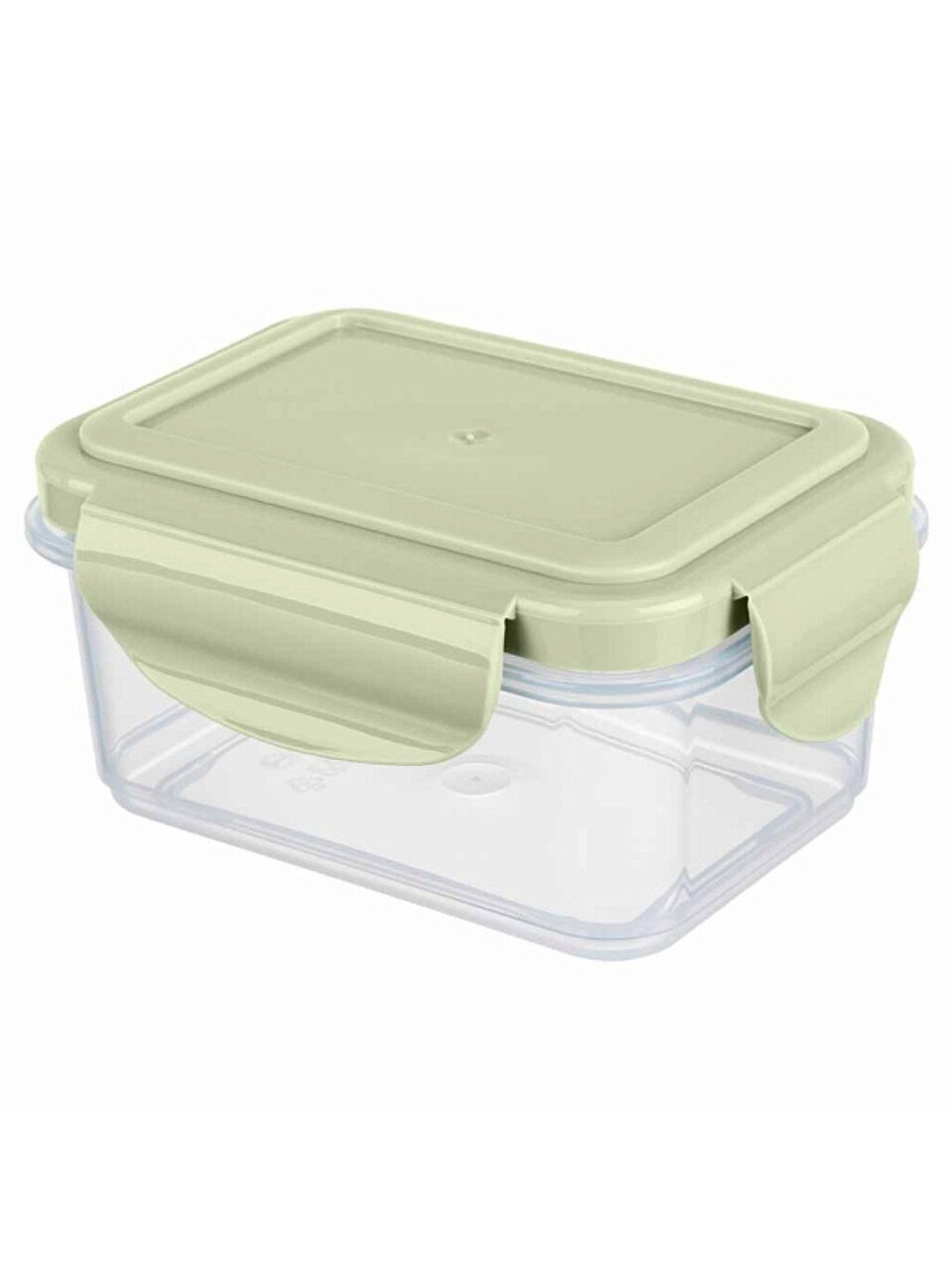 Контейнер пищевой пластик 0.25 л 11.8х8.9х5.9 см прямоугольный Бытпласт