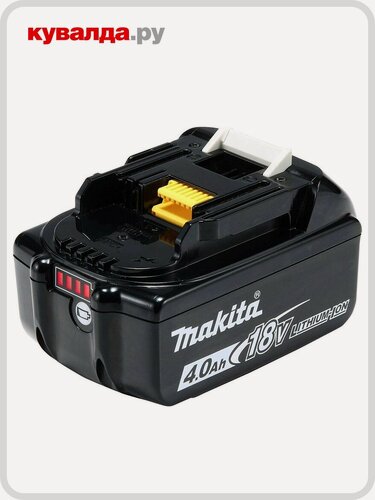 Изображение товара Аккумулятор MAKITA 18.0В 4,0 Ач Li-ion BL1840B с индикатором (без упак.) 806U71C9